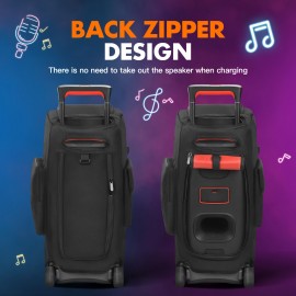 For JBL PartyBox 320/310 Speaker Case - Heavy-Duty Travel Storage Bag with Zipper Closure, Scratch-Resistant Cover, Compatible with for jbl PartyBox 320/310 Speakers, Portable Audio Organizer For Home, Parties, Events - Ideal For Music Enthusiasts &