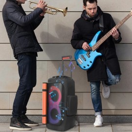 For JBL PartyBox 320/310 Speaker Case - Heavy-Duty Travel Storage Bag with Zipper Closure, Scratch-Resistant Cover, Compatible with for jbl PartyBox 320/310 Speakers, Portable Audio Organizer For Home, Parties, Events - Ideal For Music Enthusiasts &