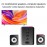 2.1 Channel Combo Speaker System with Subwoofer - USB Powered, Stereo Sound for PC, Laptop, Game Console, TV, and More - Ideal for Home Entertainment, Gaming, and Outdoor Activities
