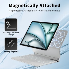 Suitable For IPad Pro 11&Air 11-inch (M2, 2024/M3, 2025) And 10.9-inch IPad Air 5th And 4th Generations, Magnetic Keyboard Case, Multi-touchpad, Suitable For IPad Pro 11 