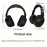 D-815Head-mounted wireless gaming headphones with large earmuffs, over-ear headphones, large battery, long battery life, heavy bass, HiFi heavy bass headphones with radio function, game music ears