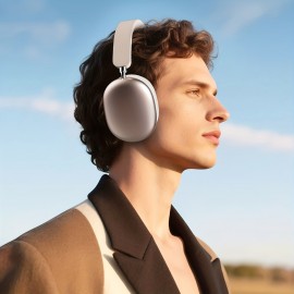 Wireless Headphones - Over-Ear Headphones with Built-in Mic, USB-Powered (Type-C Charging), Noise Cancelling, Compatible with PC, Phone, Tablet, Gaming, TV, Movie