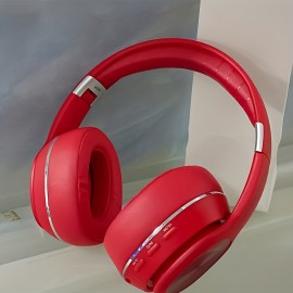 High-End Wireless Over-Ear Headphones with Wireless, Surround Sound & Noise Isolation - Foldable Closed-Back Headset, -C, Compatible with iPhone/, TF Card/SIM/Radio Modes for Gaming,, Music (, Plug-and