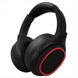 D-815Head-mounted wireless gaming headphones with large earmuffs, over-ear headphones, large battery, long battery life, heavy bass, HiFi heavy bass headphones with radio function, game music ears, foldable, adjustable, rotatable headphones, can answer calls, wireless  supports TF card playback, AUX cable, smart device, large speaker Type-C interface headphones can switch to music headphones, Wired Headphones, Headphones Noise Cancelling, Headphones Wired, Gaming Headset,