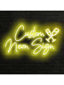 Customizable Neon Sign for Wine Glass, Personalized LED Light Wall Decor, USB Powered, Ideal for Birthday, Christmas, Valentine'S Day, Shop, Home, Wedding Decoration, No Battery Required
