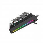 K101 61-Key Ergonomic Gaming Keyboard with Built-in Stand & Wrist Rest - -Powered Mechanical Switches, -Powered Portable Mechanical Keyboard with Ergonomic Design, -Powered Operation, Low Voltage (36V) for PC, Laptop, Gaming Setup - Compatible with /Mac ( Cable Included) - Compact & Portable with 61-Key Layout, Backlit Green Axis Real Mechanical Switches, Mechanical Gaming Keyboard, Ergonomic Keyboard And Mouse Wireless, Foldable Keyboard With Touchpad,